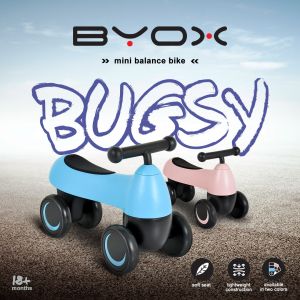 BYOX Мини баланс велосипед Bugsy син
