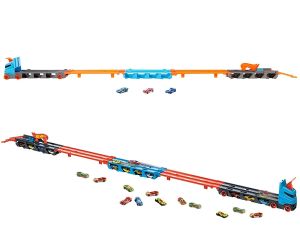 Hot Wheels City Транспортьор Дракон с количка