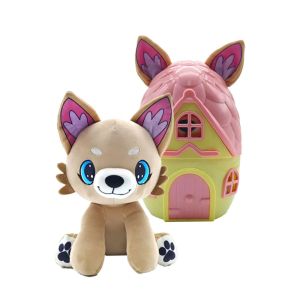 Pup A Dorables Плюшено Куче в Къщичка