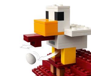 LEGO® Minecraft® Нападението на огнения призрак 21273