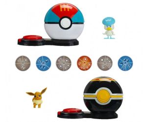 Pokemon Покемон игра Изненадваща атака Eevee+Luxury Ball/Quaxly+Lure Ball