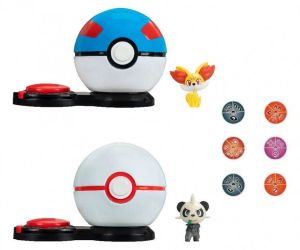 Pokemon Покемон игра Изненадваща атака Fennekin+Great Ball/Pancham+Premier Ball