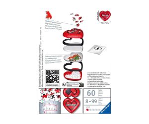 Ravensburger 3D Пъзел 54 ел. Кутия сърце Майнкрафт