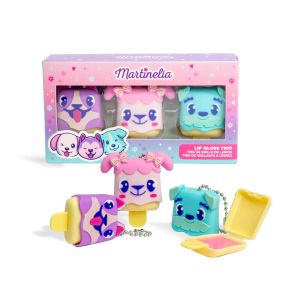 Martinelia Комплект гланц за устни Забавни личица 3 броя