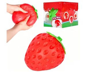 Squeezy Strawberry Антистрес играчка XXL Ягода