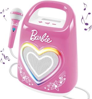 Lisciani Караоке Комплект Bluetooth говорител с микрофон Barbie