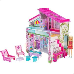 Lisciani Креативен комплект Направи си сам лятна къща Barbie с включена кукла Barbie
