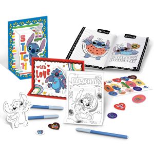 Lisciani 2в1 Раница с комплект за рисуване Stitch