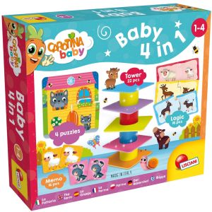 Lisciani Carotina Образователни игри и пъзели 4 в 1