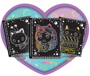 Lisciani Scratch Reveal Скречбук Gabby′s Dollhouse - Pawtastic