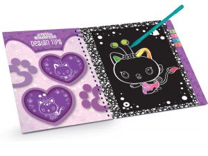 Lisciani Scratch Reveal Скречбук Gabby′s Dollhouse - Pawtastic