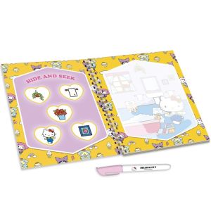 Lisciani Книжка за рисуване с вода Hello Kitty и приятели