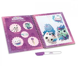 Lisciani Книжка за оцветяване с вода Gabby′s Dollhouse - Meow-Mazing