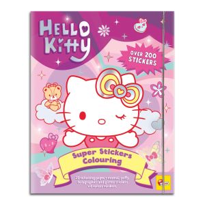 Lisciani Книжка за оцветяване със стикери Hello Kitty