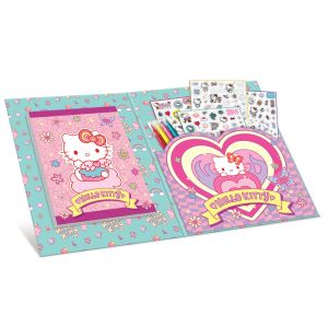 Lisciani Книжка за оцветяване със стикери Hello Kitty
