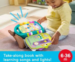 Fisher Price Laugh & Learn Образователна книжка с рими на български език