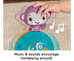 Fisher Price Музикална топка с маймунка