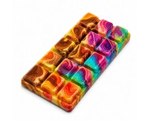 CHOCOLATE Антистрес Скуиши с форма на шоколад