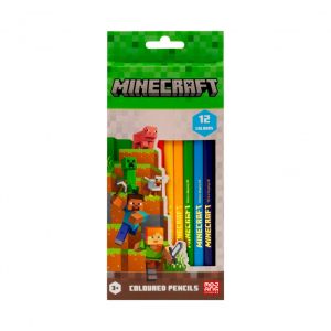 Astra Триъгълни моливи Minecraft 12 цвята