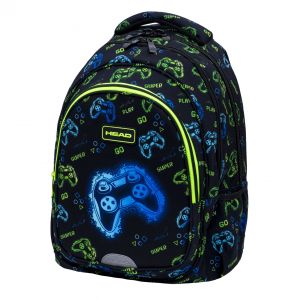 HEAD Ученическа раница Неонова игра, AB300 42 х 30 х 19 см