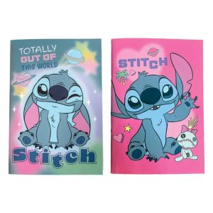 Stitch Тетрадка B5 40 листа с мека корица, асортимент
