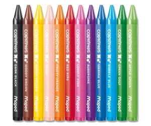 Maped Восъчни пастели Color peps океан, 12 цвята 