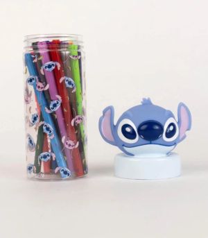 Disney Stitch Буркан с Флумастери 18 цвята 