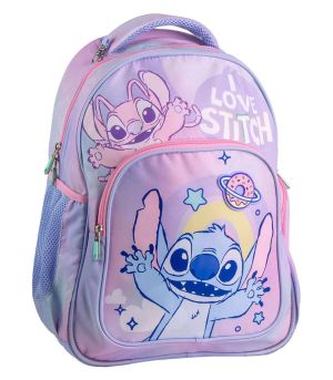 Disney Stich Ученическа раница Purple 42 см.