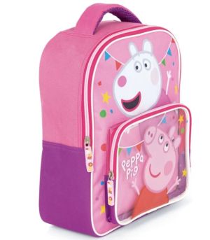Peppa Pig Детска Раница с преден джоб 33x26x14 