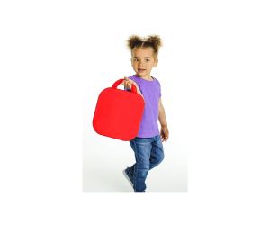 Crayola Mini Kids Подложка за рисуване куфарче с 4 пастела, шалбони и стикери