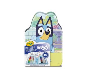 Crayola Bluey Куфарче за оцветявяне 45 части