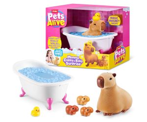 Zuru Pets Alive Мама капибара с малки бебета