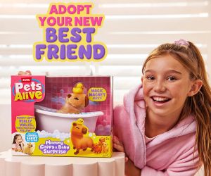 Zuru Pets Alive Мама капибара с малки бебета
