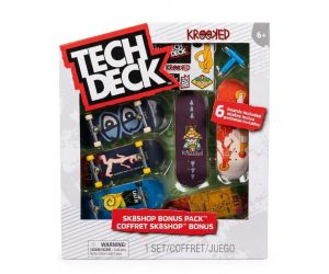 TECH DECK Мини скейтборд 3 броя с 3 допълнителни дъски