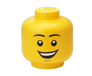 LEGO® Кутия за съхранение Глава (малка) Happy Boy