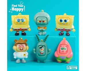 HAPPY HAUL SpongeBob Фиджет фигурки за закачане с сменящи се настроения