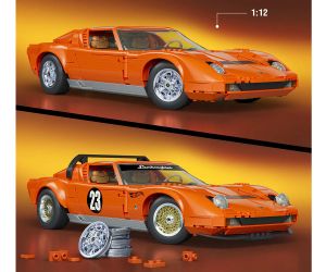 Brick Shop Конструктор Hot Wheels Ламборгини 71 Miura, 1523 елемента