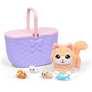 Little Live Pets Интерактивна играчка Коте с бебета Mama Surprise 